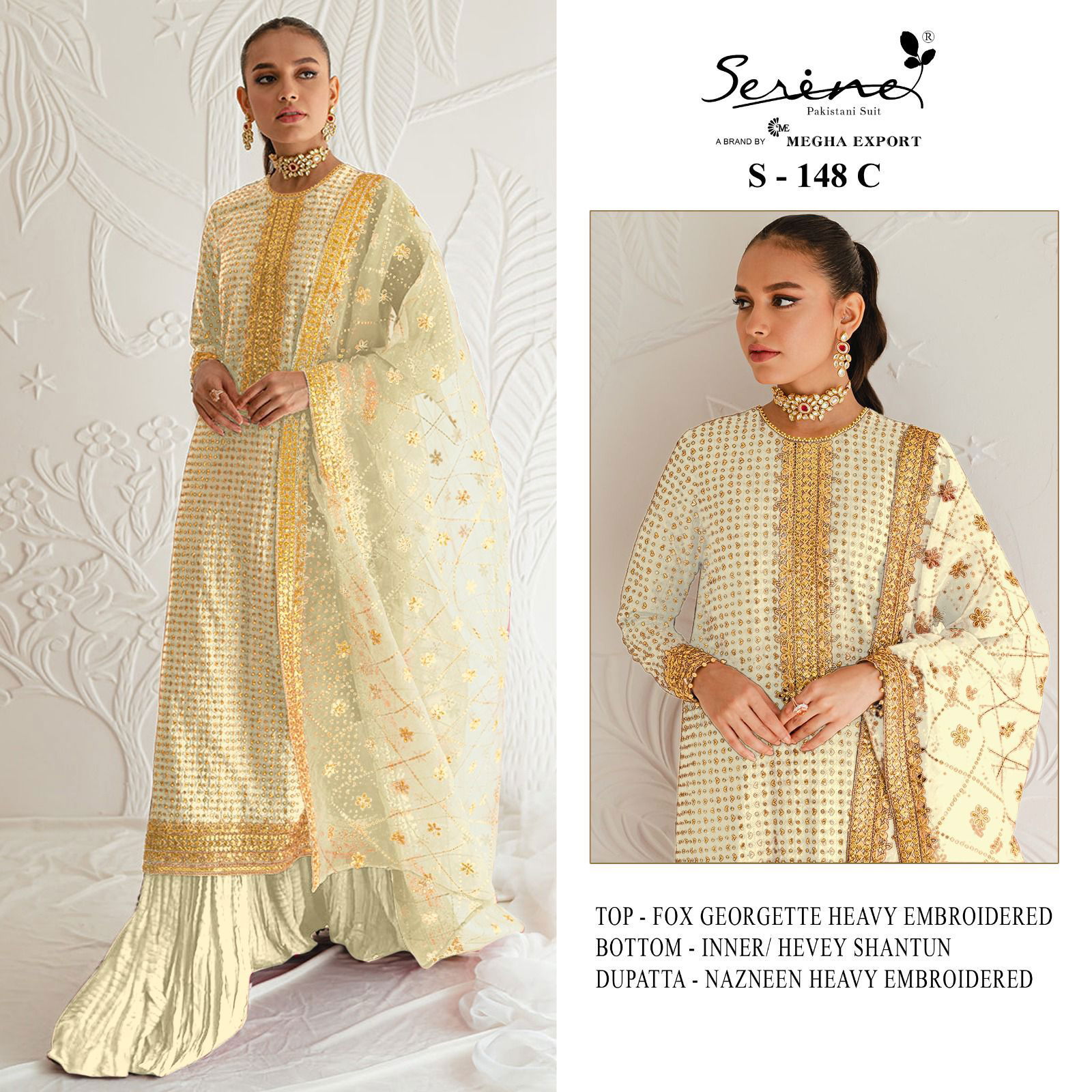 Serine S 148 A To C Designer Pakistani Suit Collection
